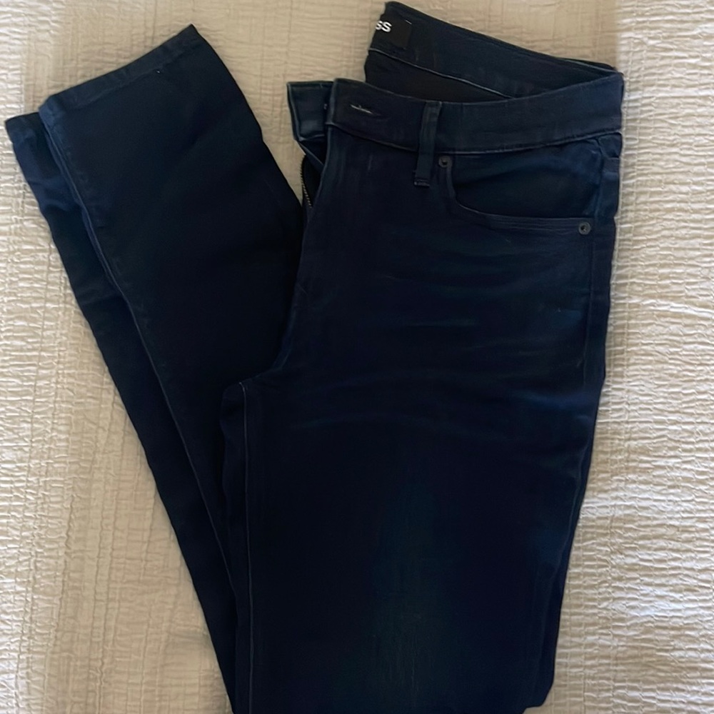 Dark express jeans.